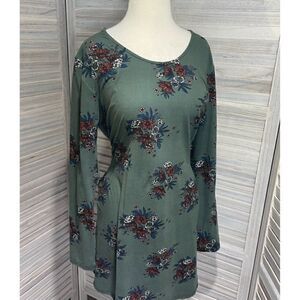 Lildy L/XL Printed Pocket Swing Dress/Tunic